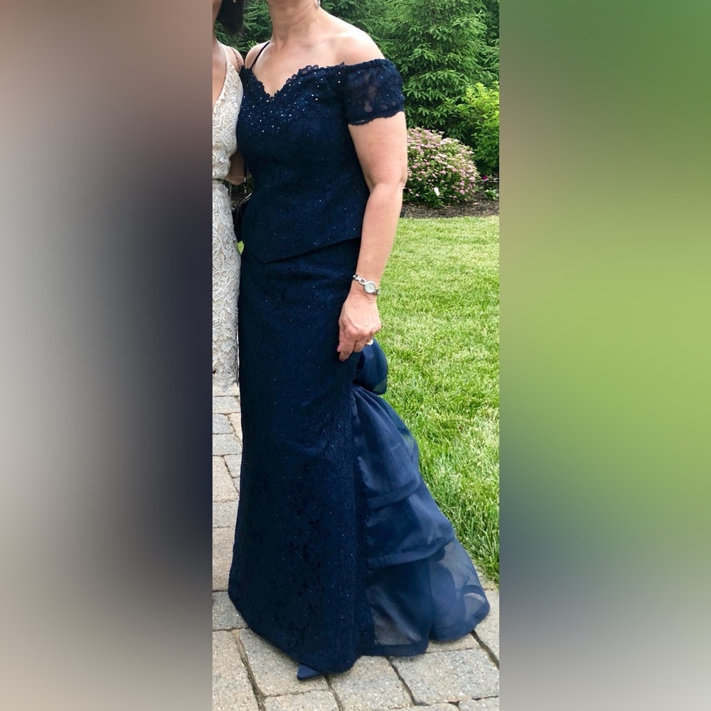Mother Of the Bride, two-piece formal evening gown